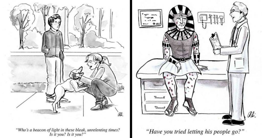 22 witty one-panel comics from The New Yorker cartoonist
