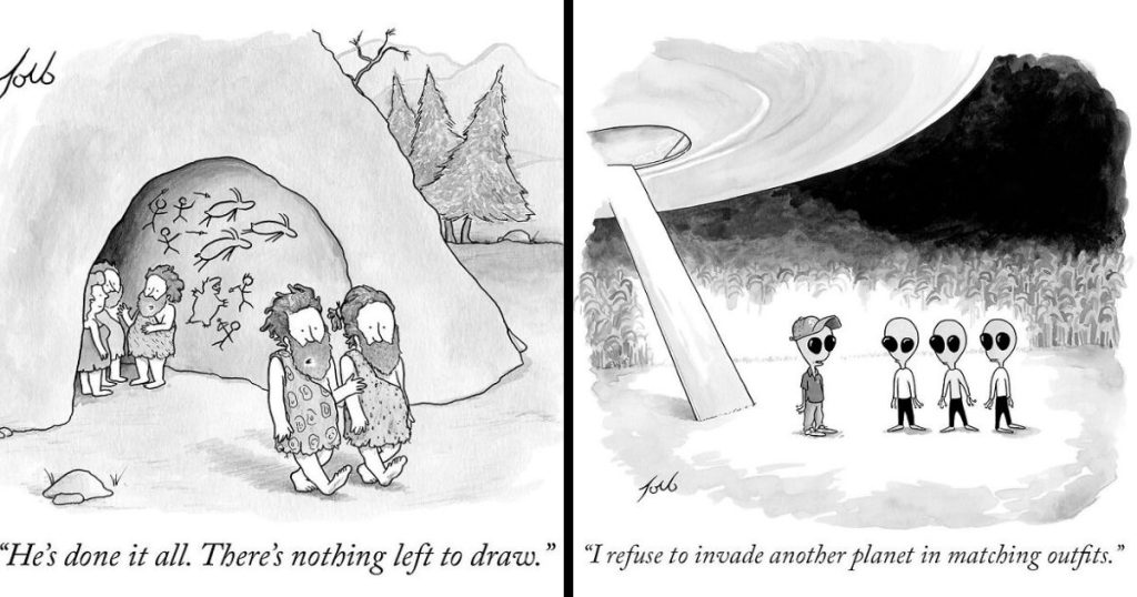 “20 Witty And Clever One-Panel Illustrations By This New York Cartoonist”