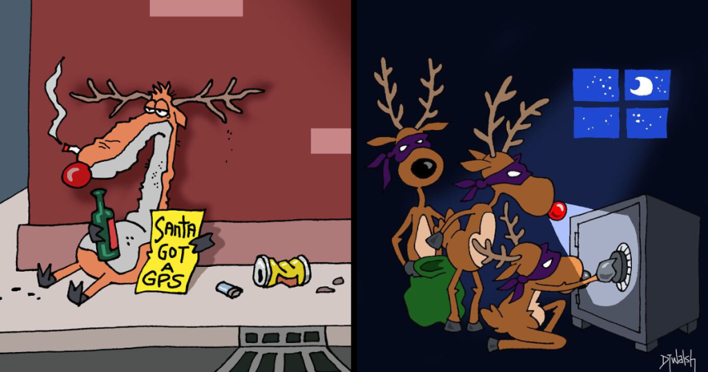 20 Whimsical Doodles Crafted for the Holiday Spirit