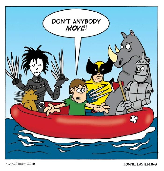 Spud Doodles 20 Whimsically Odd One-Shot Cartoons 17