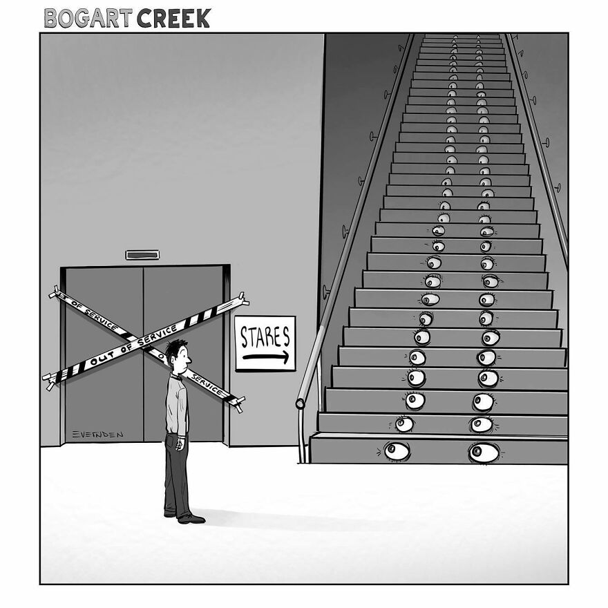 20 Quirky One-Panel Delights by Derek Evernden with a Touch of the Macabre 15