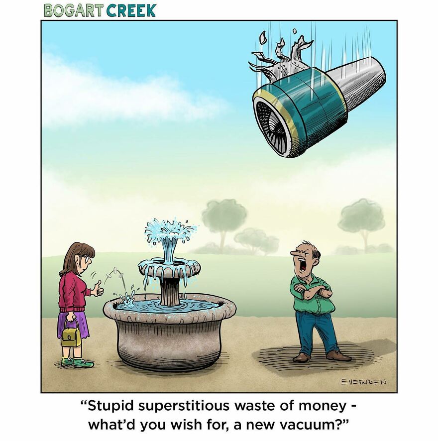 20 Quirky One-Panel Delights by Derek Evernden with a Touch of the Macabre 13