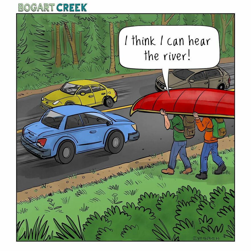 20 Quirky One-Panel Delights by Derek Evernden with a Touch of the Macabre 3