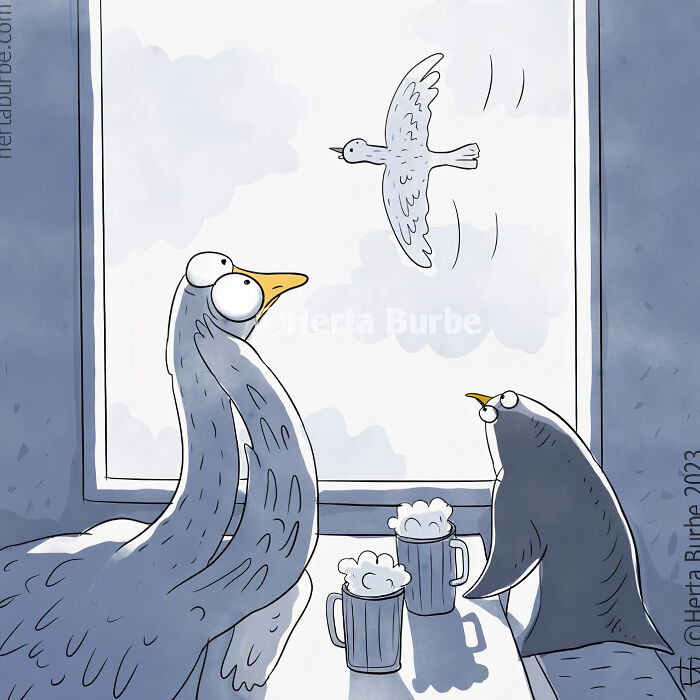 20 Fantastic Drawings by Herta Burbe to Spark a Smile 3