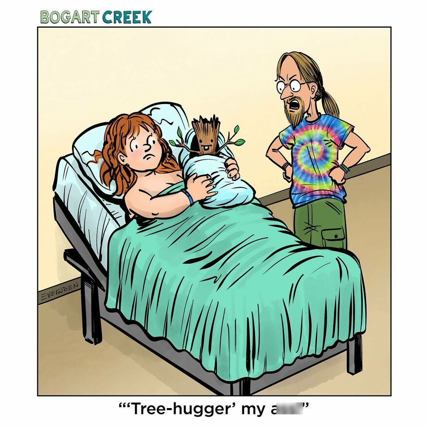 20 Quirky One-Panel Delights by Derek Evernden with a Touch of the Macabre 8