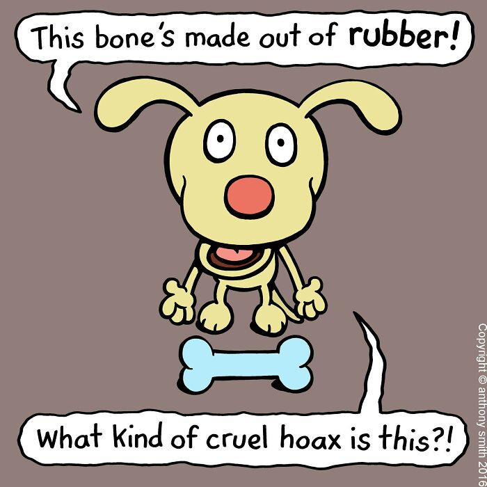Whimsical Paws 20 Delightfully Absurd One-Panel Comics Featuring a Dog's Everyday Adventures 5