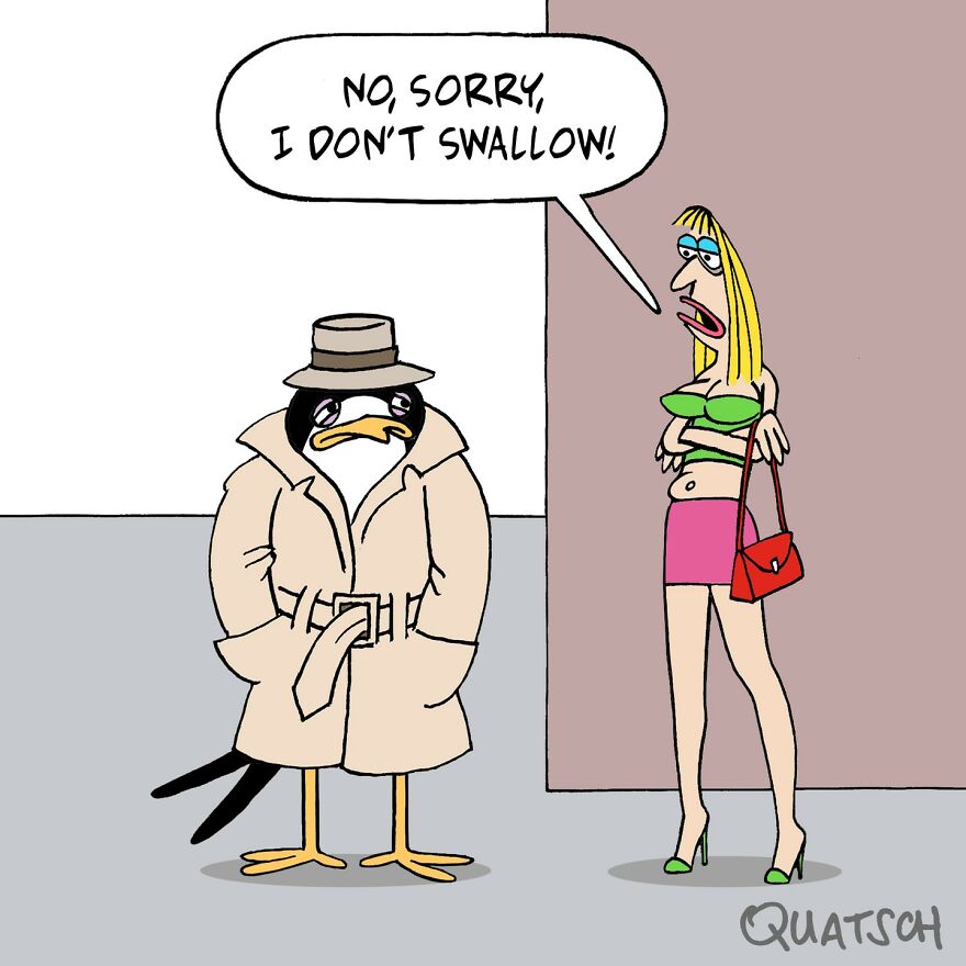 This Artist Captures Hilarious and Bizarre Moments in the Animal and Human Realms 7