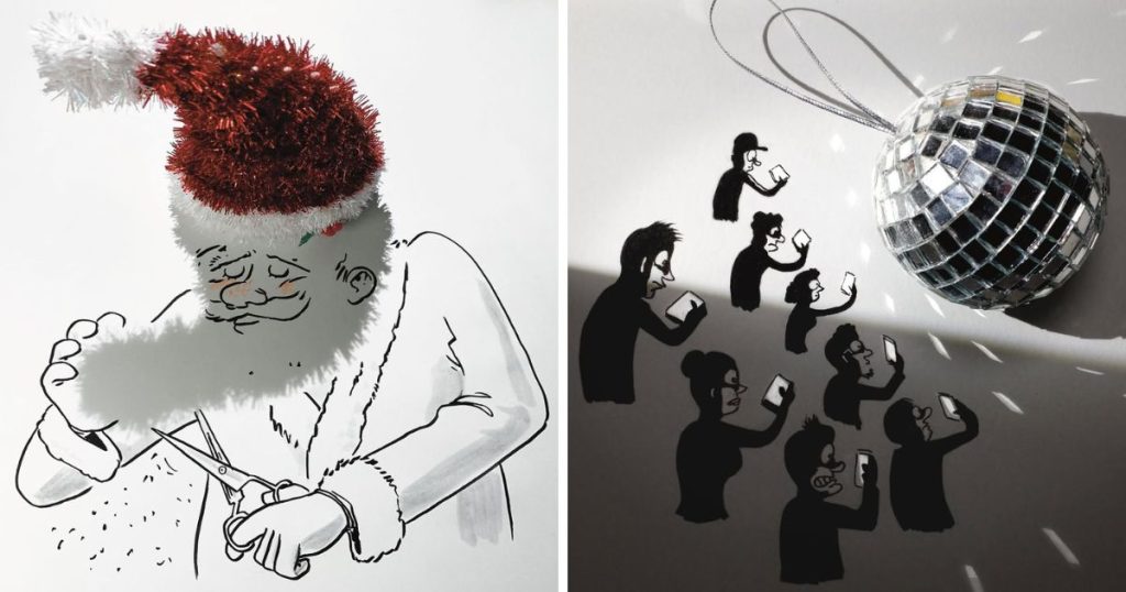 20 Hilarious Shadow Illustrations by Vincent Bal